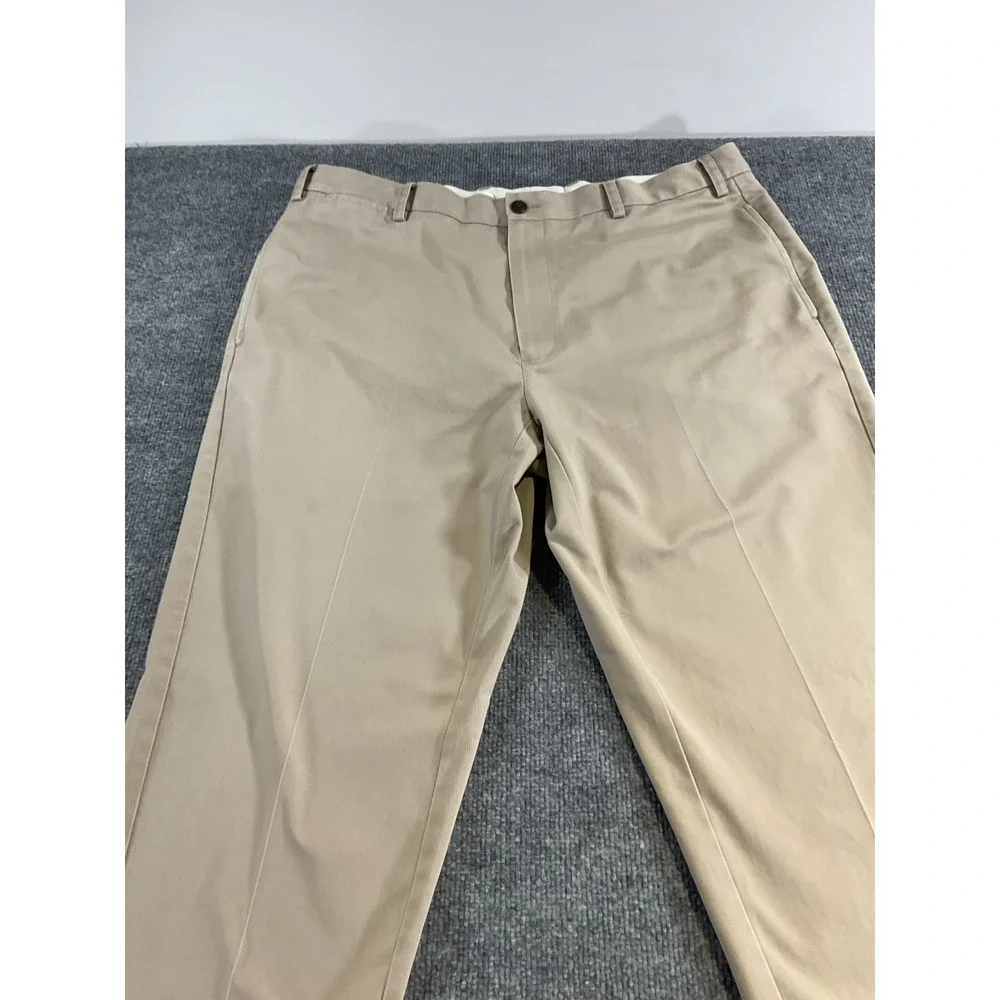 Orvis Trim Fit Chino Pants Men's 40x30 Khaki Beige Business Casual Golf Preppy C